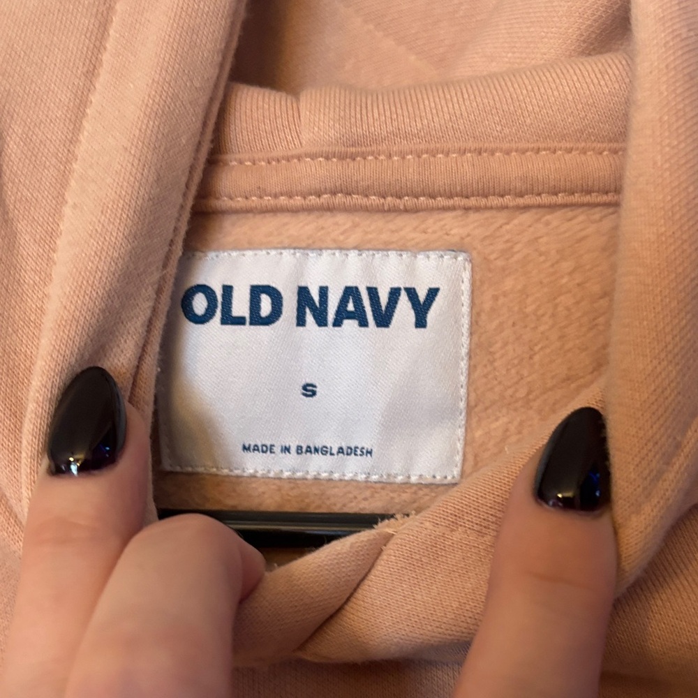 Old Navy Men's Blush Hoodie Sweater - Picture 2 of 3